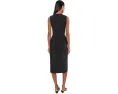 Платье Eileen Fisher Organic Cotton Pucker Calf Length из органического хлопка