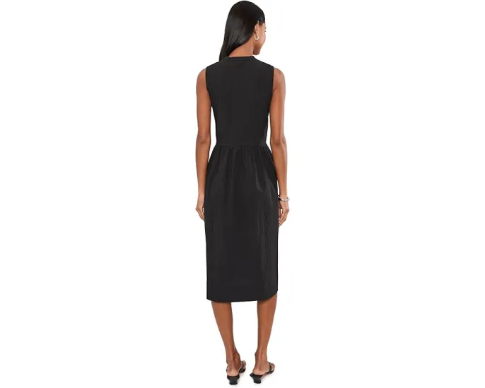 Платье Eileen Fisher Organic Cotton Pucker Calf Length из органического хлопка