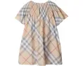 Burberry Kids платье Cali Check для детей с фирменной клеткой и эластичным верхом