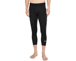 Nike Pro Dri FIT лосины 3/4 для фитнеса с боковым карманом