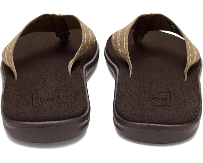 Сланцы Teva Voya Flip с быстросохнущими ремешками и стелькой Mush