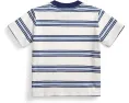 Полосатая футболка из хлопкового джерси для младенцев Polo Ralph Lauren Kids
