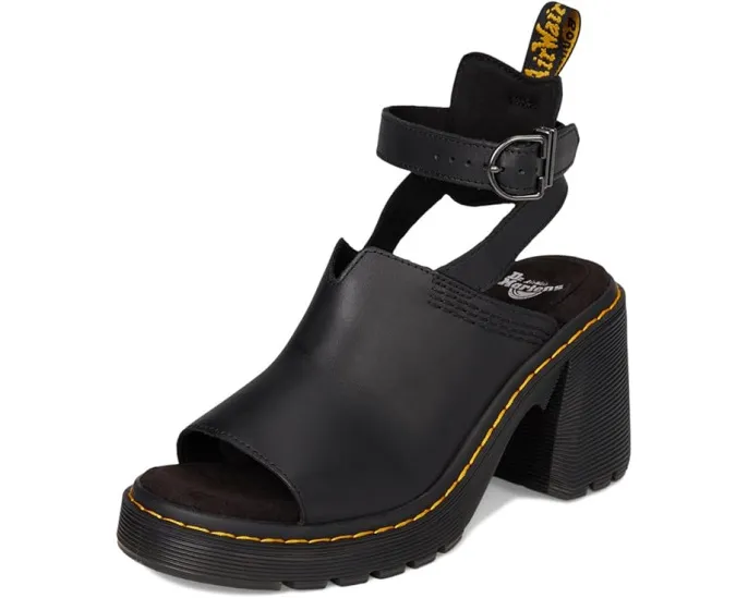 Dr. Martens босоножки Millee на каблуке с открытым носком