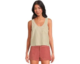 Топ Toad&Co Taj Hemp Button Back из конопли с V-образным вырезом