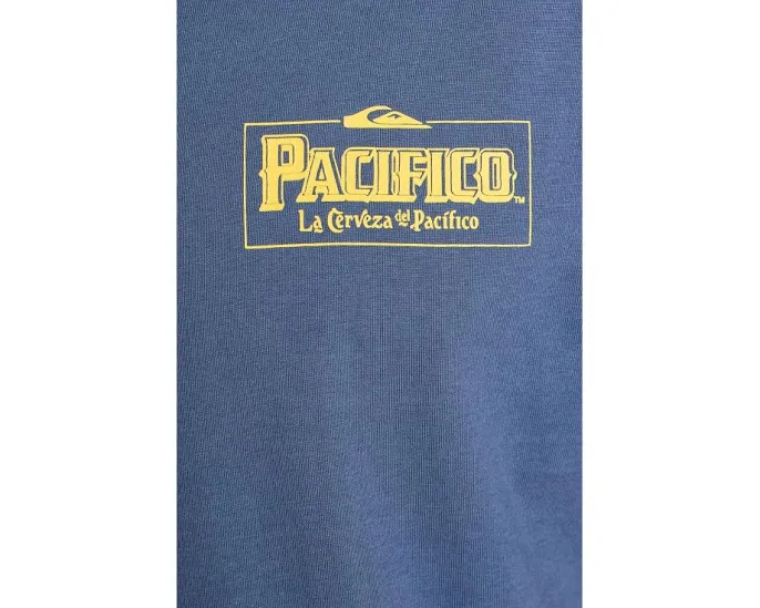 Футболка Pacifico Sayulita Cruising Screen Tee Quiksilver темно-синяя