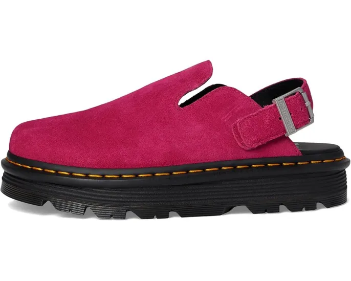 Мюли Dr. Martens Zeb Zag на гибридной амортизирующей подошве из замши