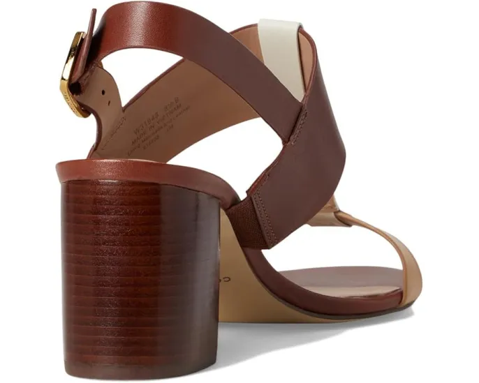 Сандалии Cole Haan Josie T-Strap с квадратным каблуком и регулируемой пряжкой