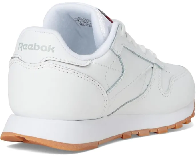 Кроссовки Reebok Classic Leather для детей с кожаным верхом и резиновой подошвой