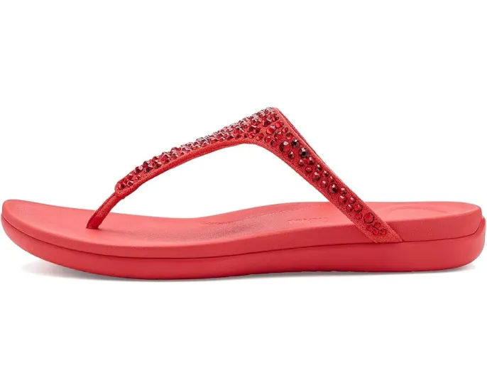 Босоножки Solay Mixed Crystal FitFlop с перепонкой на мыске