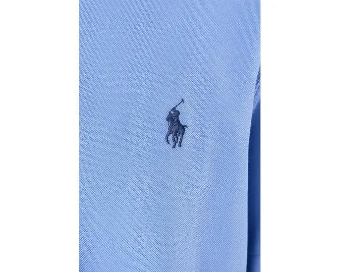 Хлопковая рубашка-поло Polo Ralph Lauren Featherweight Mesh Henley