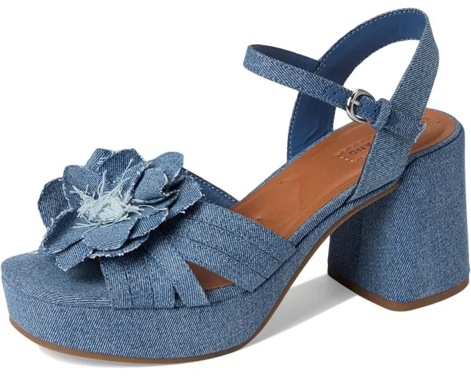 Сандалии Marrika Platform High Heel от Lucky Brand из денима с массивным каблуком и платформой