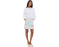Юбка мини Lilly Pulitzer Colman Mini Skirt с прямым силуэтом и цветочным принтом