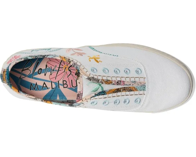 Слипоны Blowfish Malibu Super Sweet с льняным верхом и технологией Super Flex