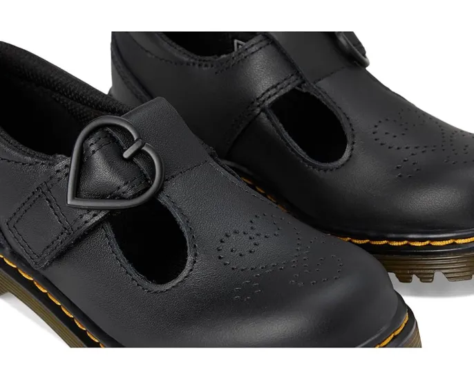 Туфли T-bar Dr. Martens Polley II J для детей с перфорацией