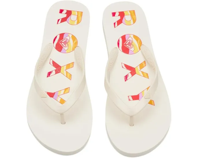 Тапочки Roxy Tahiti IX с двумя ремешками и стелькой из ЭВА