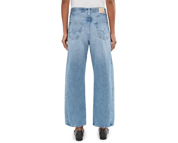 Джинсы AG Hattie с высокой посадкой и бочкообразным силуэтом