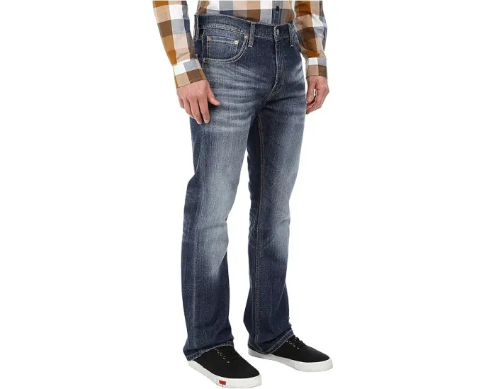 Levi's 527 Slim Bootcut джинсы с зауженным кроем и расклешенными штанинами