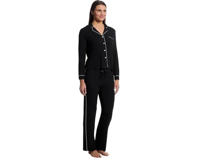 Пижамный комплект из модала Modal Dreams Basic с вышитой маской для сна P.J. Salvage