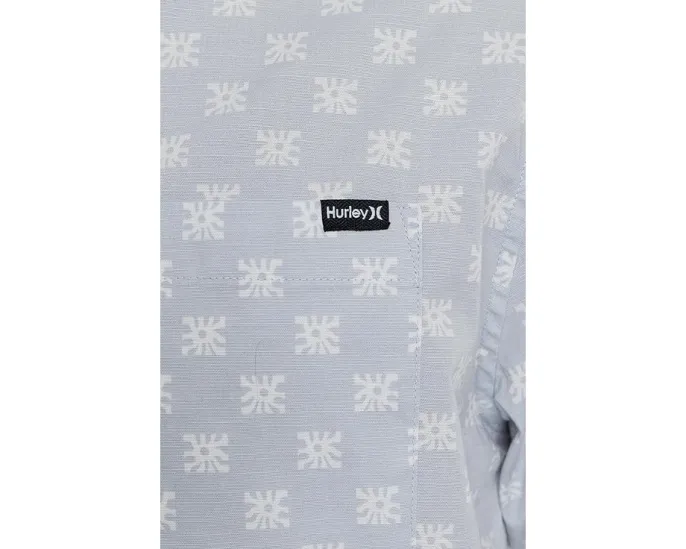 Hurley Lido Stretch Рубашка с коротким рукавом и карманом для очков