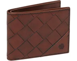 Кожаный кошелек Johnston & Murphy Hudson с плетеной фактурой