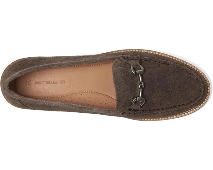 Лоферы Johnston & Murphy Emmalynn Bit с металлической пряжкой и квадратным каблуком