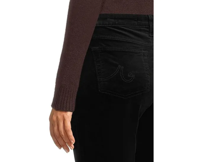 Джинсы AG Jeans Mari Mid Rise Slim Straight с зауженным прямым кроем