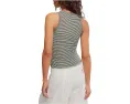 Топ Free People So Soft Seamless Modal Stripe Tank с принтом в полоску