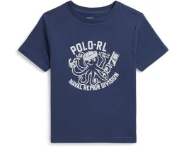 Polo Ralph Lauren Kids Футболка с принтом из хлопкового джерси для малышей и детей