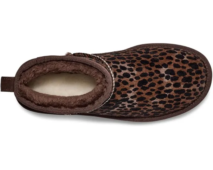Ботинки UGG Classic Ultra Mini Caspian из телячьей кожи с уникальным принтом