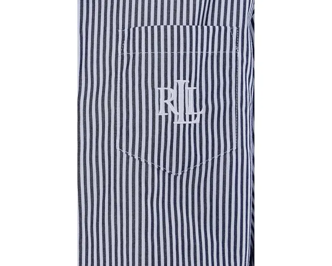 Ночная сорочка Long Sleeve Roll Tab His Shirt с цветочным принтом Lauren Ralph Lauren