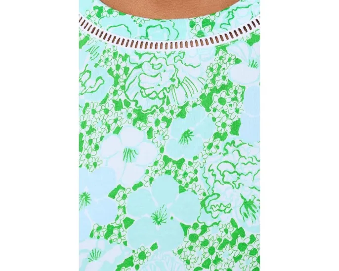 Топ Clairmont Ladder Lace Knit от Lilly Pulitzer с вставками из кружева и каре