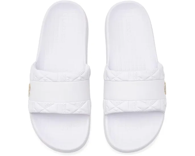 Вьетнамки Lacoste Hybrid Serve Slides с монограммой