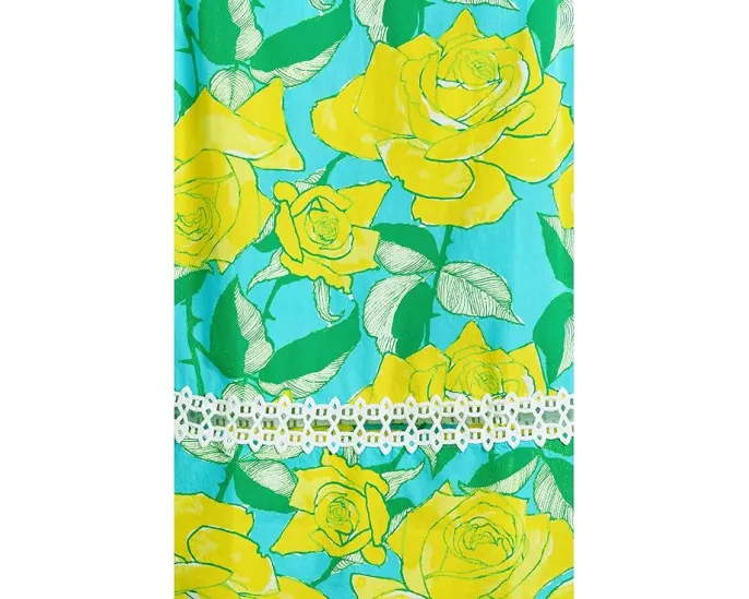 Миди-платье Mini Haliey с присборенной спинкой от Lilly Pulitzer Kids