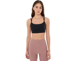 Beyond Yoga топ Spacedye Back To It Strappy Bra облачно-белого цвета