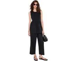 Туника Eileen Fisher Organic Cotton Poplin Round Neck Tunic Top