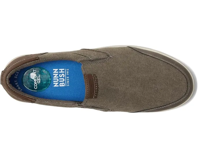 Слипоны Nunn Bush City Walk Canvas Moc Toe с гелевой стелькой и подошвой EVA