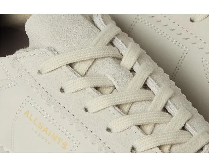 Кроссовки AllSaints Kenny Runner из премиальной кожи с закругленным носком
