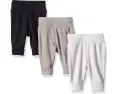 Hanes трикотажные джоггеры Baby Flexy 3 Pack с регулируемой посадкой
