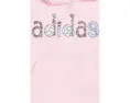 Adidas комплект с капюшоном и штанами розовый для малышей