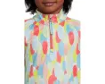 Детская толстовка Spyder Kids Reflect 1/2 Zip с защитой UPF 50+ и зимним принтом