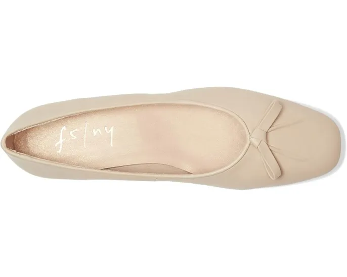 Балетки Poppie с бантом из натуральной кожи от French Sole