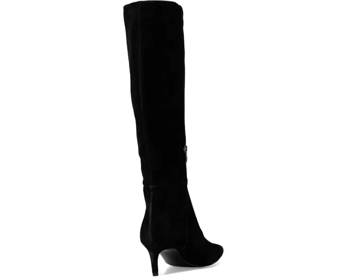 Ботинки Nine West Caddy из замши с квадратным носком и котячьим каблуком