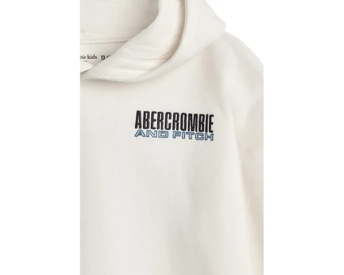 Толстовка с капюшоном abercrombie kids для детей с карманом кенгуру