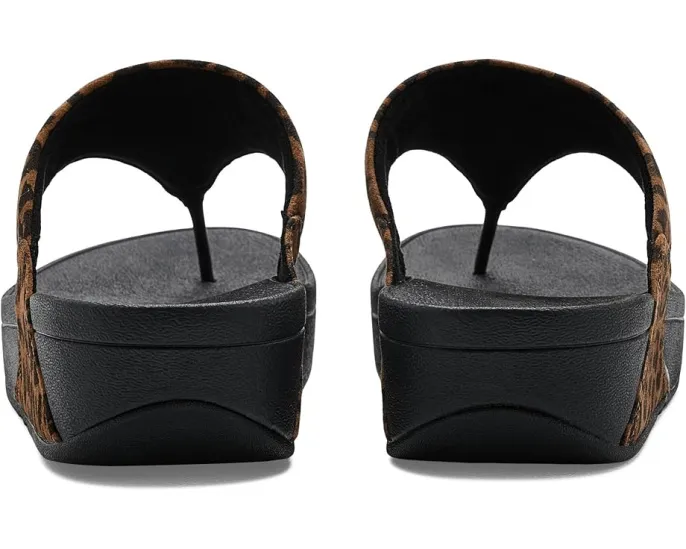 Сандалии Lulu из замши с леопардовым принтом FitFlop