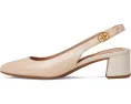 Лодочки The Go-To Slingback Pump 45 мм на устойчивом каблуке с леопардовым принтом от Cole Haan