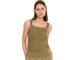 Вязаный топ Ebden Knit Tank от Varley золотисто-оливкового цвета
