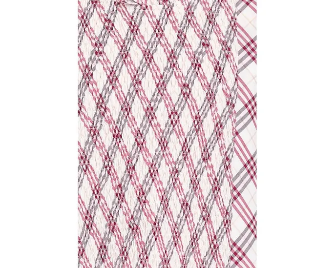 Платье Burberry Kids Yvette для детей с клетчатым принтом и присборенным лифом