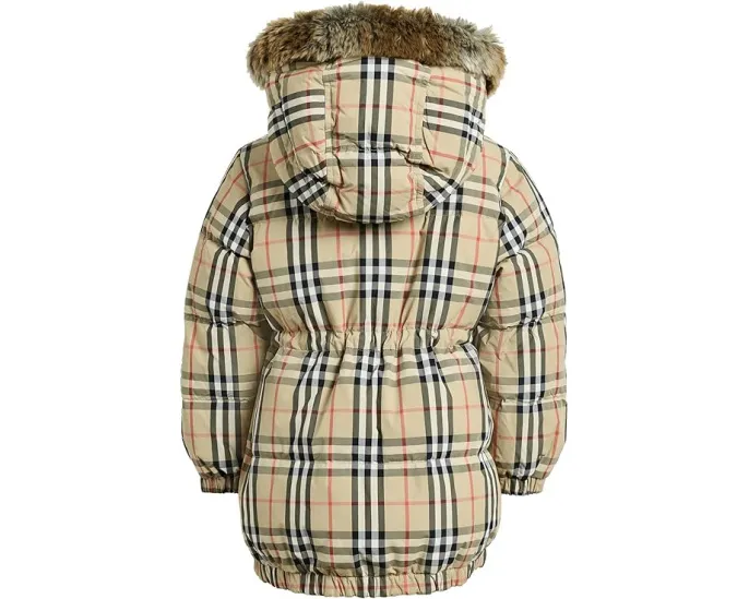 Пальто Burberry Kids Franklin Check для мальчиков