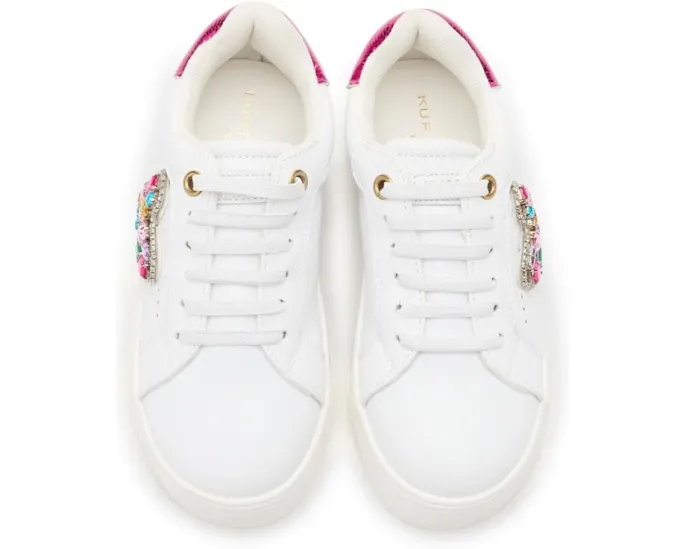 Детские кеды Kurt Geiger London Mini Laney Love Heart с металлическим сердцем