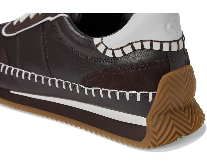 Кроссовки Cole Haan Grandpro Premier Runners из кожи и замши с квадратным носком